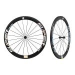 Superteam Carbon Fiber Road Bike Wheels 700C Clincher Wheelset 50mm Matte 23 Width (Silver)