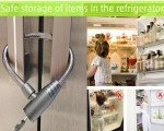 Fridge Lock, Refrigerator Lock with Keys, Cabinet Locks with Key, Childproof Lock, Bike Lock, Cable Lock for Cabinet Used in Cabinets, Drawers, Fridge, Bike, Stroller (16" 1PCS)