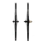 Superteam Carbon Fiber Road Bike Wheels 700C Clincher Wheelset 50mm Matte 23 Width (Silver)