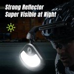 PIDZOOM Bike Helmet Mirror for Cycling- 360° Adjustable and Rotatable Safe Rearview Helmet Mirror for Bicycle Riding Accessories and Other Outdoor Activities, Easy to Install