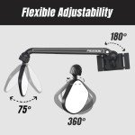 PIDZOOM Bike Helmet Mirror for Cycling- 360° Adjustable and Rotatable Safe Rearview Helmet Mirror for Bicycle Riding Accessories and Other Outdoor Activities, Easy to Install