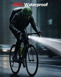 Akale Bike Lights Set, Rechargeable Bicycle Lights Front and Rear, 4 Light Mode Options, Bike Headlight, IPX4 Waterproof, Easy to Install for Men Women Road （ 2 Pack ）