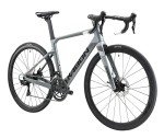KABON Carbon Road Bike, T800 Carbon Fiber Frame 700C Road Bike with 18 Speeds Drivetrain, Integrated Carbon Handlebar, Disc Brakes Racing Bicycle for Men and Women (Grey, 56cm)