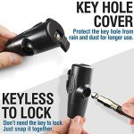 MARQUE Bike Lock with Key – 15FT, 3/8” Straight Cable Locks with Keys, Anti-Theft Security Cable for Bicycles, Scooters, Kayaks, Paddle Boards, Gates