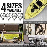 MARQUE Bike Lock with Key – 15FT, 3/8” Straight Cable Locks with Keys, Anti-Theft Security Cable for Bicycles, Scooters, Kayaks, Paddle Boards, Gates