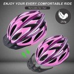 Zacro Bike Helmet Lightweight - Bike Helmet for Men Women Comfort with Pads&Visor, Certified Bicycle Helmet for Youth Mountain Road Biker