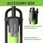 TOOLITIN Floor Bike Pump with Pressure Gauge,160 PSI High Pressure,Bicycle Pump Compatible with Presta and Schrader Valve,Bike Air Tire Pump for Road Bike,MTB,Hybrid,Balls