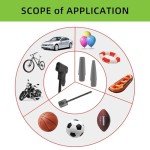 TOOLITIN Floor Bike Pump with Pressure Gauge,160 PSI High Pressure,Bicycle Pump Compatible with Presta and Schrader Valve,Bike Air Tire Pump for Road Bike,MTB,Hybrid,Balls