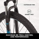 Mongoose Impasse HD Mountain Bike, Men and Women, 29-Inch Wheels, Aluminum Frame, Twist Shifters, 21-Speed Rear Deraileur, Front and Rear Disc Brakes, Charcoal