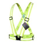 Salzmann Reflective Cross Belt Vest | Highly Reflective with Adjustable Straps | Made with 3M Scotchlite