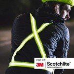 Salzmann Reflective Cross Belt Vest | Highly Reflective with Adjustable Straps | Made with 3M Scotchlite