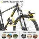 HH HILAND Aluminum Mountain Bike 21 Speeds, Hydraulic Disc-Brakes, Lock-Out Suspension Fork, 27.5 inch Wheel, Bike for Men Mens Mountain Bike Adult Womens Bicycle