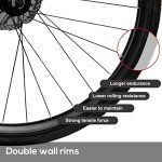 Hiland Road Commuter Bike, 700C Wheels City Bike, 14 speeds Racing Bike for Men Women, Urban Adult Bicycle