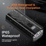 Rechargeable LED Bike Lights Front and Back - 10000 Lumens Super Bright Bicycle Headlight & Tail Light Set for Night Riding, Mountain/Road Bike Safety Lights, Waterproof with USB Cycling Accessories