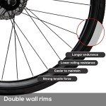 HH HILAND 700c Road Bike, 14 Speeds, Light Weight Aluminum Frame, Racing Bike City Commuting Road Bicycle for Men Women White