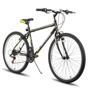 HH HILAND 24 26 inch Mountain Bike for Men Women, 21 Speeds High-Carbon Steel Frame, Sport Cycling MTB Bicycle for Adult