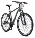 Schwinn GTX 1 Hybrid Bike, 700c Mens and Womens Bike, 21-Speed Hybrid Bicycle, Aluminum Dual-Sport Frame, Suspension Fork, Front and Rear Linear Pull Brakes, Adult Bicycle