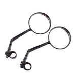 Bike Mirror, Handlebar Mount Rear View Adjustable Rearview Mirror with Wide Angle for Handlebars Electric Motorcycle Mountain Road Bicycle Safe Cycling