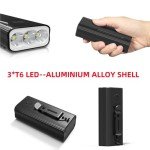 Swittn 3000 Lumen Rechargeable Bike Lights,Super Bright T6 LED Bicycle Lights Front and Back with 5200mAh Power Bank Function,Bike Lights for Night Riding,5 Light Modes,Easy to Install Without Tools