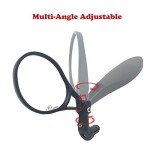 Hafny E13 Approved E-Bike Mirror, Large Surface Bar End Bike Mirror, HD Automotive Glass Bicycle Mirror, Safe Blast-Resistance Cycling Mirror