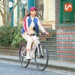 Viribus Hybrid Bikes, 28 inch Road Bike, Mens Bike with Lightweight Aluminum Frame, 700C Bicycle 7 Speed, Bicycles for Tall Men Women Adults, Commuter Bike, City Bike, Bright White