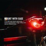 OLIGHT RN 120 C Bike Tail Lights, 120 Lumens and 260 Degree Visibility, 1500m Viewable Range, Rechargeable Bicycle Break Sensing Taillights, IPX6 Waterproof, Road and Urban Cyclists