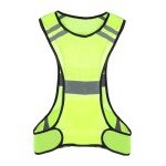 Ptwola Reflective Running Vest High Visibility Running Gear with Large Pocket Night Lightweight Reflective Safety Vest for Women Men Kids Biking Cycling Riding Walking Motorcycle Construction Workers