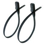 2 Pcs 3-Digit Resettable Small Combo Cable Lock for Bicycle, Electric Bicycle, Kids Bike, Fridge, Scooter, Cabinets, Drawers, Gates, Fences, Helmet,Toolboxes