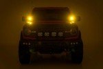Rough Country Dual 2-Inch LED Light Pods with Amber Lens - 60W CREE LED, 4800 Lumen, Spot Focus Beam, Rugged Off-Road Lighting for Jeeps, Trucks, UTV