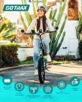 Gotrax F1V2 20" Electric Bike, Max Range 50 Miles & 20Mph Power by 350W, LCD Display & 5 Pedal-Assist Levels, Adult Folding Bike with Accessories including Lock, Rearview Mirror, Phone Holder&Seat Bag