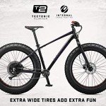 Mongoose Argus Sport Adult Fat Tire Mountain Bike, 26-inch Wheels, Tetonic T2 Aluminum Frame, Hydraulic Disc Brakes, Large Frame, Black