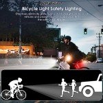 10000 Lumen Super Bright Bike Light 8 LEDs 5 Modes USB Rechargeable Bike Headlights 360° Rotatable Waterproof Bicycle Headlight Runtime 38+Hrs Digital Display Bike Lights for Night Riding,Taillight