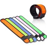 esonstyle 6 Pack LED Light Up Band Slap Bracelets, Night Safety Wrist Band for Cycling Walking Running Concert Camping Outdoor Sports