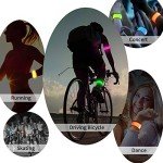 esonstyle 6 Pack LED Light Up Band Slap Bracelets, Night Safety Wrist Band for Cycling Walking Running Concert Camping Outdoor Sports