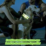 Zubebe 48 Pieces Reflective Bands Reflector Bands for Wrist, Arm, Ankle, Leg, High Visibility Reflective Gear Safety Reflector Tape Straps for Night Walking, Cycling and Running (Green)