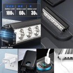 Ancorfy Super Bright LED Bike Light, USB Rechargeable Bicycle Headlight, Waterproof Bike Headlight, 5 Modes 2800 Lumen Bicycle Headlight, MTB Off-Road Cycling Commuting