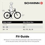 Schwinn High Timber ALX Mountain Bike for Adult Men Women, 26-Inch Wheels, 21-Speeds, Front Suspension, Aluminum Frame, Mechanical Disc Brakes, Red