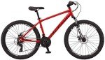 Schwinn High Timber ALX Mountain Bike for Adult Men Women, 26-Inch Wheels, 21-Speeds, Front Suspension, Aluminum Frame, Mechanical Disc Brakes, Red