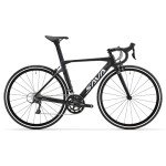 SAVADECK Carbon Road Bike with Shimano SORA R3000 18 Speed Derailleur System,Racing Bicycle with Carbon Fiber Frame Carbon Fork and Double V Brake for Adult.(Black 56cm)
