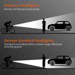 2600 Lumens Bike Lights,USB Rechargeable Bicycle Lights,Super Bright 5 LED Bike Lights for Night Riding,Waterproof Bike Headlight with Power Bank Function,4 Light Modes