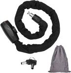 FUBOZONE Heavy Duty Bike Chain Locks, Bicycle Disc Locks, Scooter Motorcycle Cable Locks,Made of Solid Manganese Steel, It is Very Safe.（Size:38.64 in Length x 9 mm Dia/Weight：2.97 Ib）