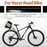 SAVADECK Carbon Fiber Mountain Bike, Dual Disc Brake Axle Thru Adventure Mountain Bike with Shimano CUES U6000 11 Speed Shift Groupset, 27.5/29 inch MTB Bicycle for Adult.