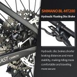 SAVADECK Carbon Fiber Mountain Bike, Dual Disc Brake Axle Thru Adventure Mountain Bike with Shimano CUES U6000 11 Speed Shift Groupset, 27.5/29 inch MTB Bicycle for Adult.