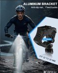 POWVINE 1200 Lumens Bike Front Lights for Night Riding,5+5+3 Models & LED Power Display 360° rotatable Bicycle Headlight with High Beam Low Beam,5000mAh Rechargeable and Waterproof Bike Light
