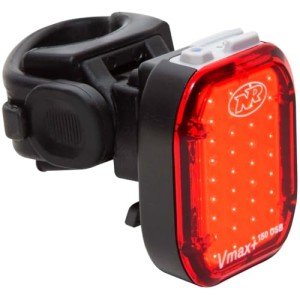 NiteRider Vmax+ 150 Lumens USB Rechargeable Bike Tail Light Powerful Daylight Visible Bicycle LED Rear Light Easy to Install Road Mountain City Commuting Adventure Cycling Safety Flash