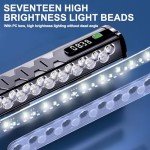 Bike Light for Night Riding, 25500 Lumen Bike Lights with High Beam and Low Beam for Mountain Road, USB Rechargeable Bicycle Headlight, Waterproof Bicycle Headlight with 4 Modes for Commuters Adults