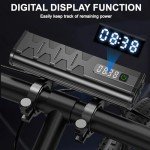 Bike Light for Night Riding, 25500 Lumen Bike Lights with High Beam and Low Beam for Mountain Road, USB Rechargeable Bicycle Headlight, Waterproof Bicycle Headlight with 4 Modes for Commuters Adults