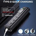 Bike Light for Night Riding, 25500 Lumen Bike Lights with High Beam and Low Beam for Mountain Road, USB Rechargeable Bicycle Headlight, Waterproof Bicycle Headlight with 4 Modes for Commuters Adults