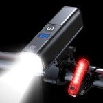 2025 New Bike Lights for Night Riding, Aluminum 10000 Lumens Rechargeable 6000mAh Super Bright Bicycle Headlight and Back Taillight, Waterproof LED Display 6+4 Modes Bicycle Lights Sets