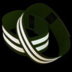 Reflective Ankle Bands (4 Bands/2 Pairs) | High Visibility and Safety for Jogging/Cycling/Walking etc | Work as Wristbands, Armband, Leg Straps | Accessories for Sports/Running Gear